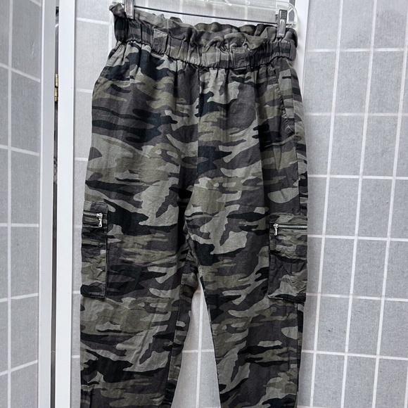 Express,Woman,military pants,Sz S,Camouflaged,multi-pockets, elasticated waist.! - Picture 1 of 9